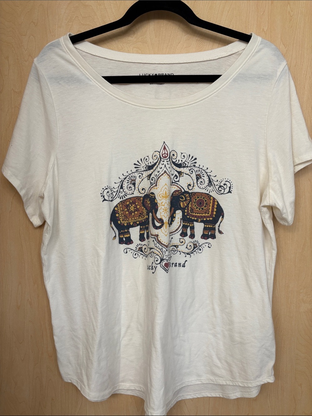 Lucky Brand Cream Tee